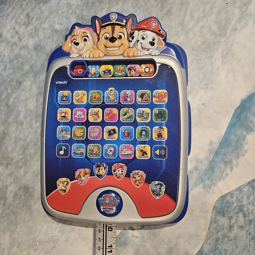 VTech Paw Patrol Learning Tablet Electronic Educational Toy Tested Working Sound